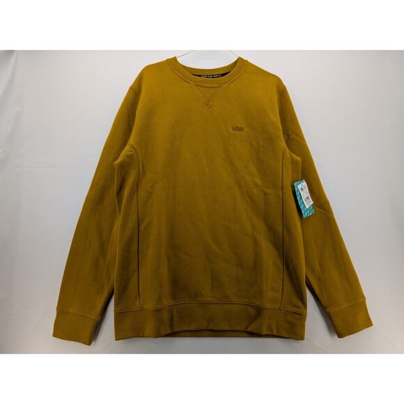 NWT Vans Comfy Cush Sweatshirt in Gold size Medium - Picture 1 of 5